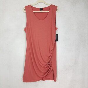 NEW Free Press Clothing Size XXL Sleeveless Tank Midi Dress Red NWT w Flaw